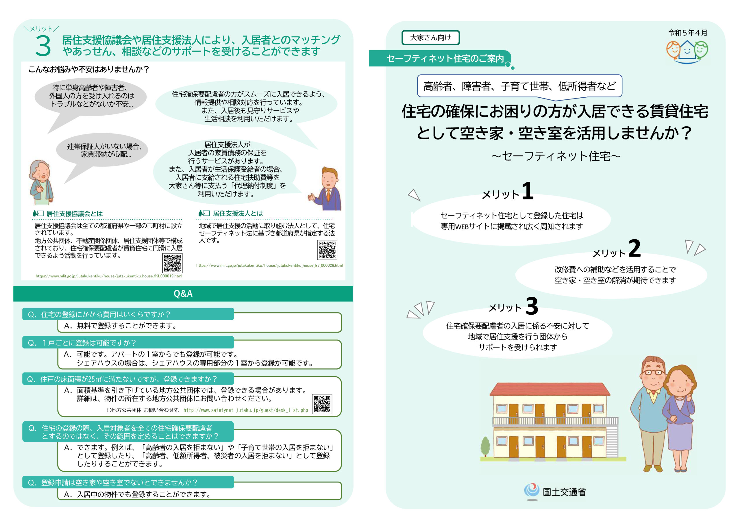 住宅セーフティネット制度の整備、円滑な運用・活用等に関する検討調査