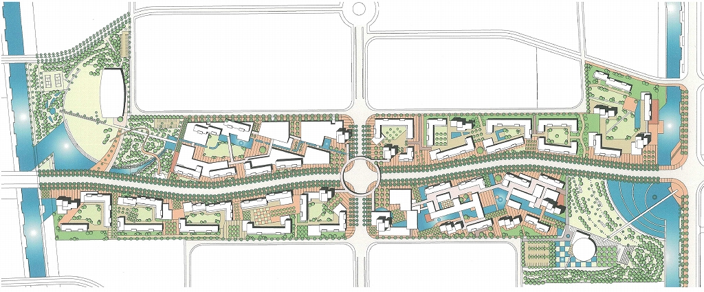 上海旗忠森林体育城：国際都市計画