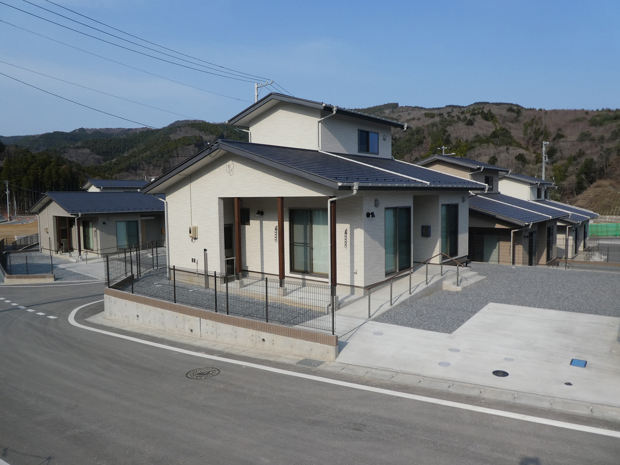 女川町中心部及び離半島部における木造戸建災害公営住宅