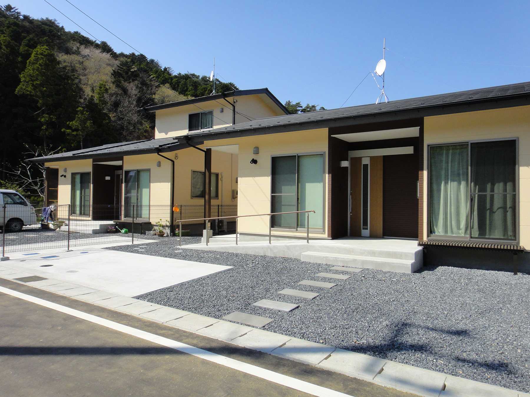 女川町中心部及び離半島部における木造戸建災害公営住宅