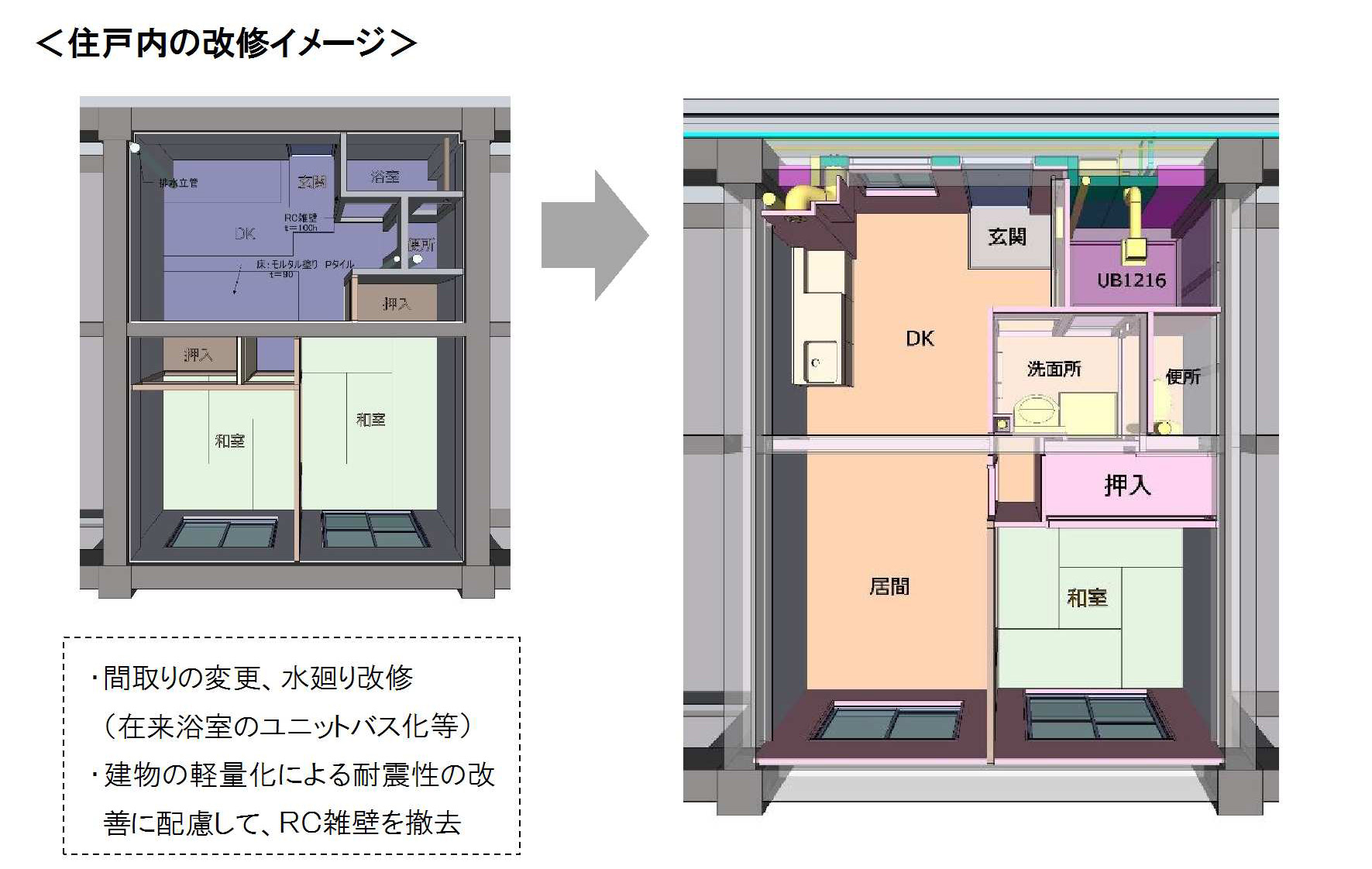 Ｋ住宅住戸改善等基本設計及び耐震診断、耐震補強設計業務