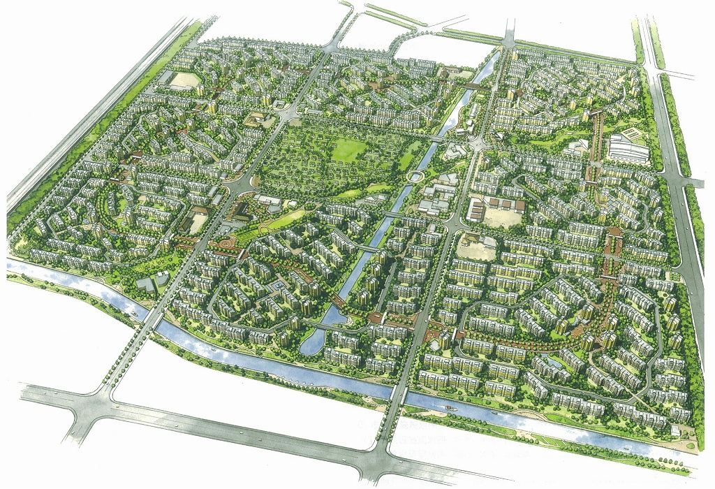 中国・上海市君蓮住宅地総体計画