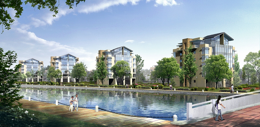 中国・上海市君蓮住宅地総体計画