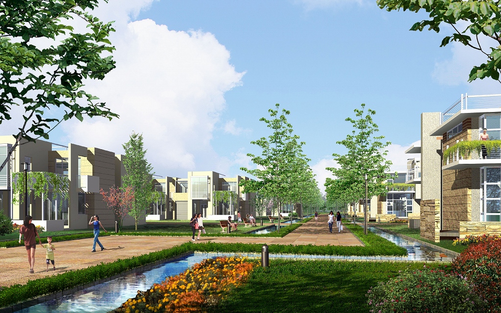 中国・上海市君蓮住宅地総体計画