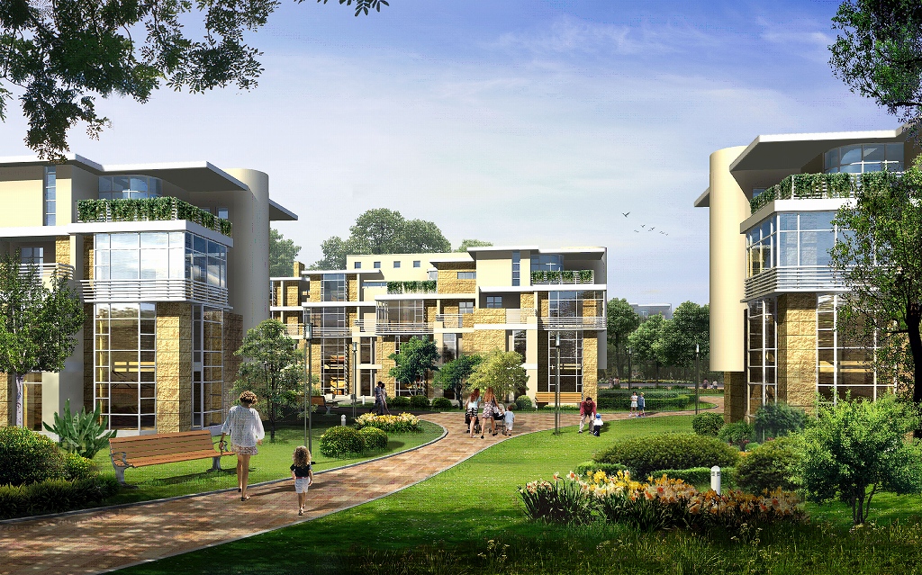 中国・上海市君蓮住宅地総体計画