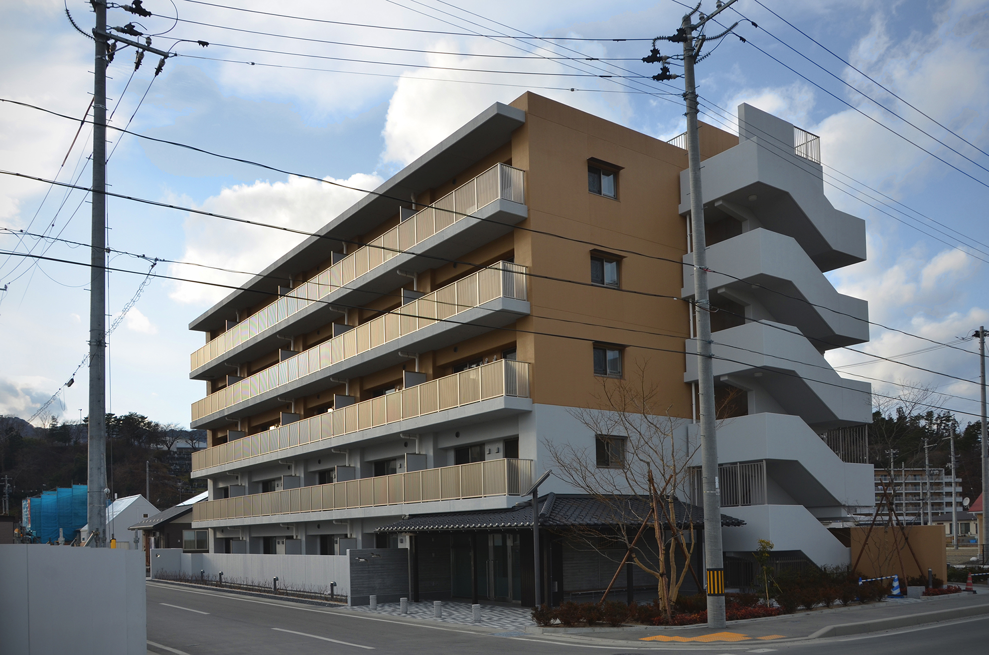 大槌町御社地災害公営住宅